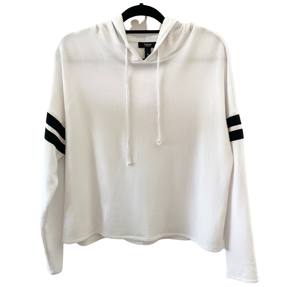 AQUA Solid Hooded Pullover